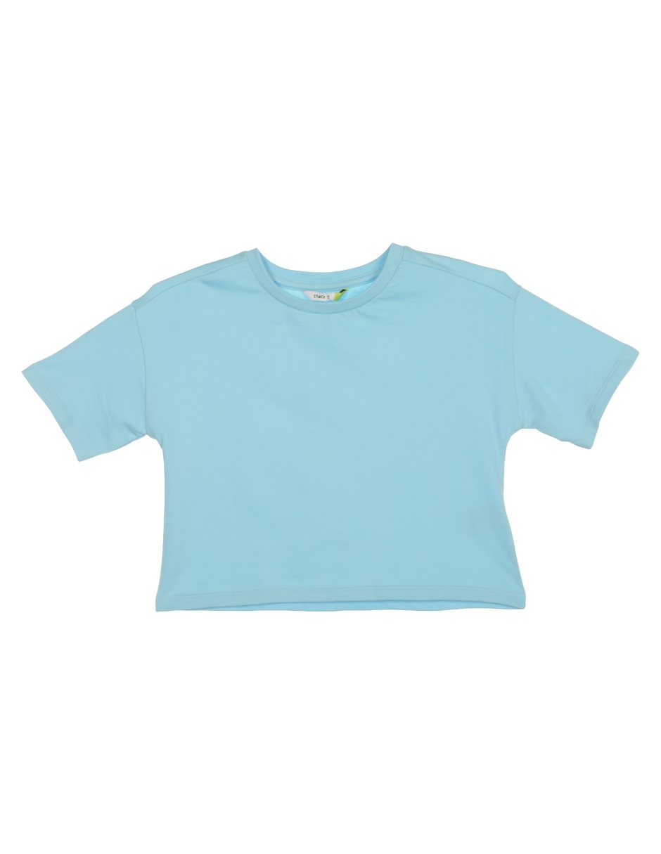 Playera manga corta para niña