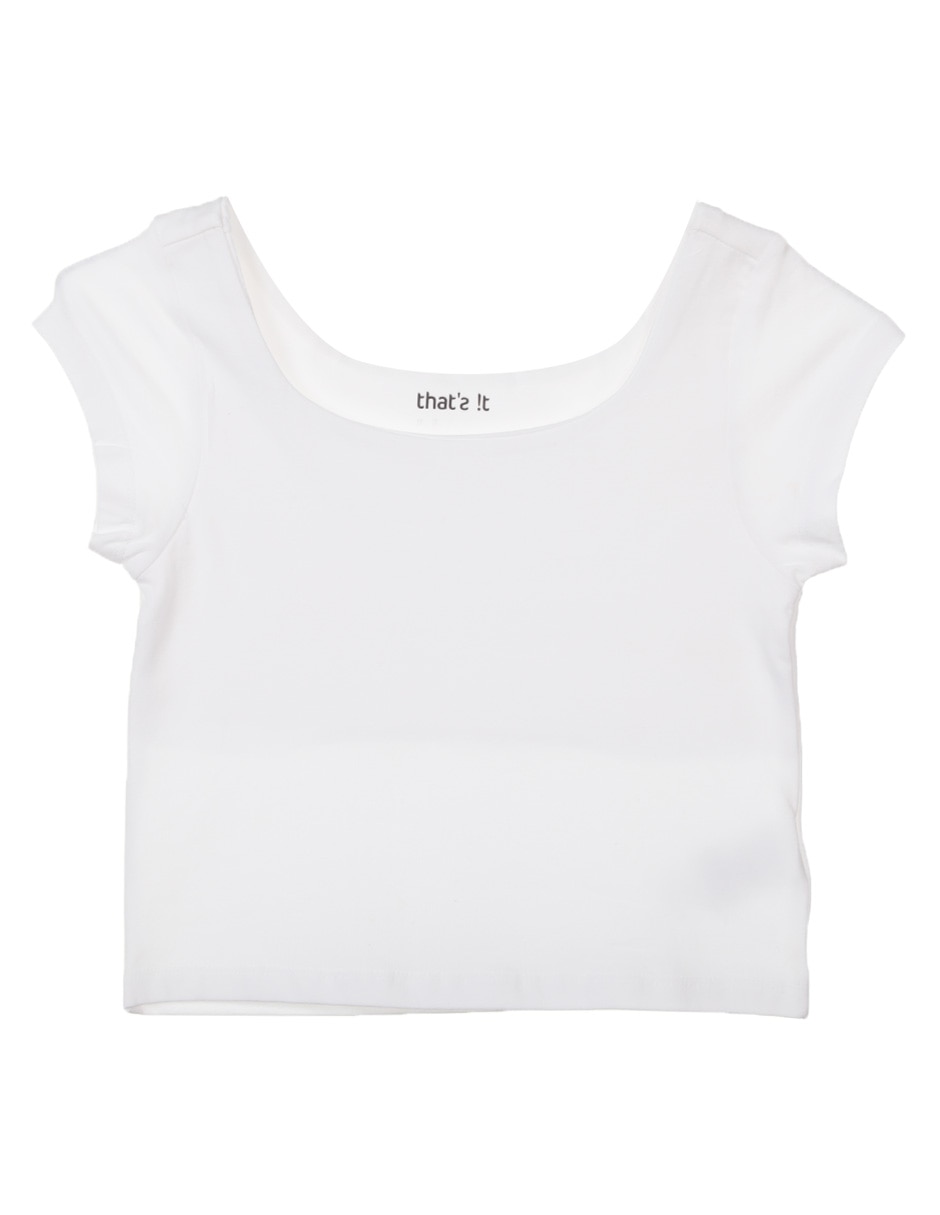 Playera manga corta para niña