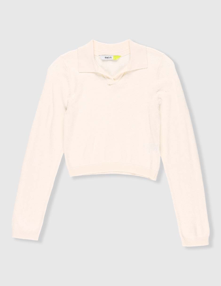 Playera tipo polo That's It para niña