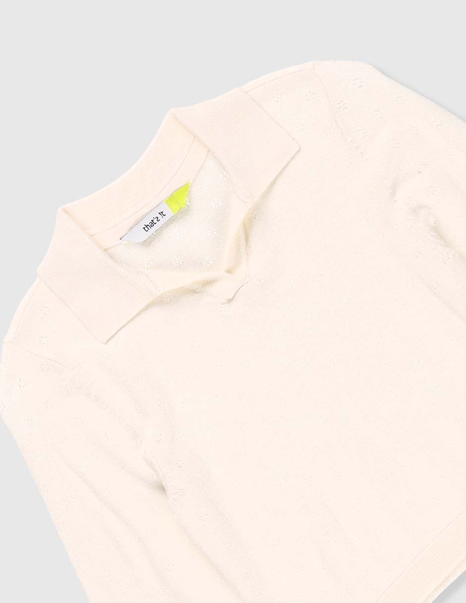 Playera tipo polo That's It para niña