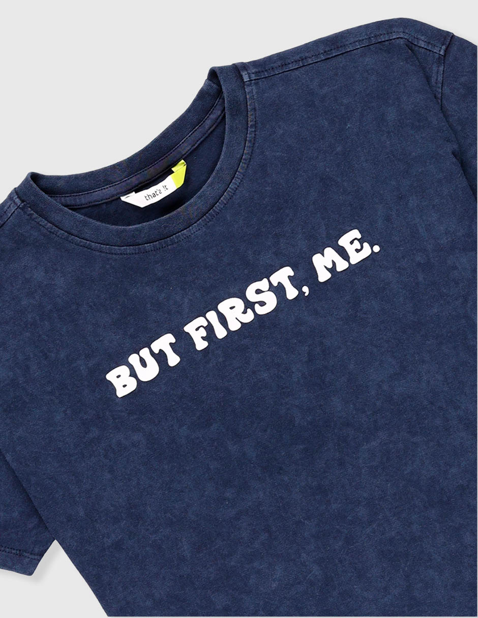 Playera manga corta para niña