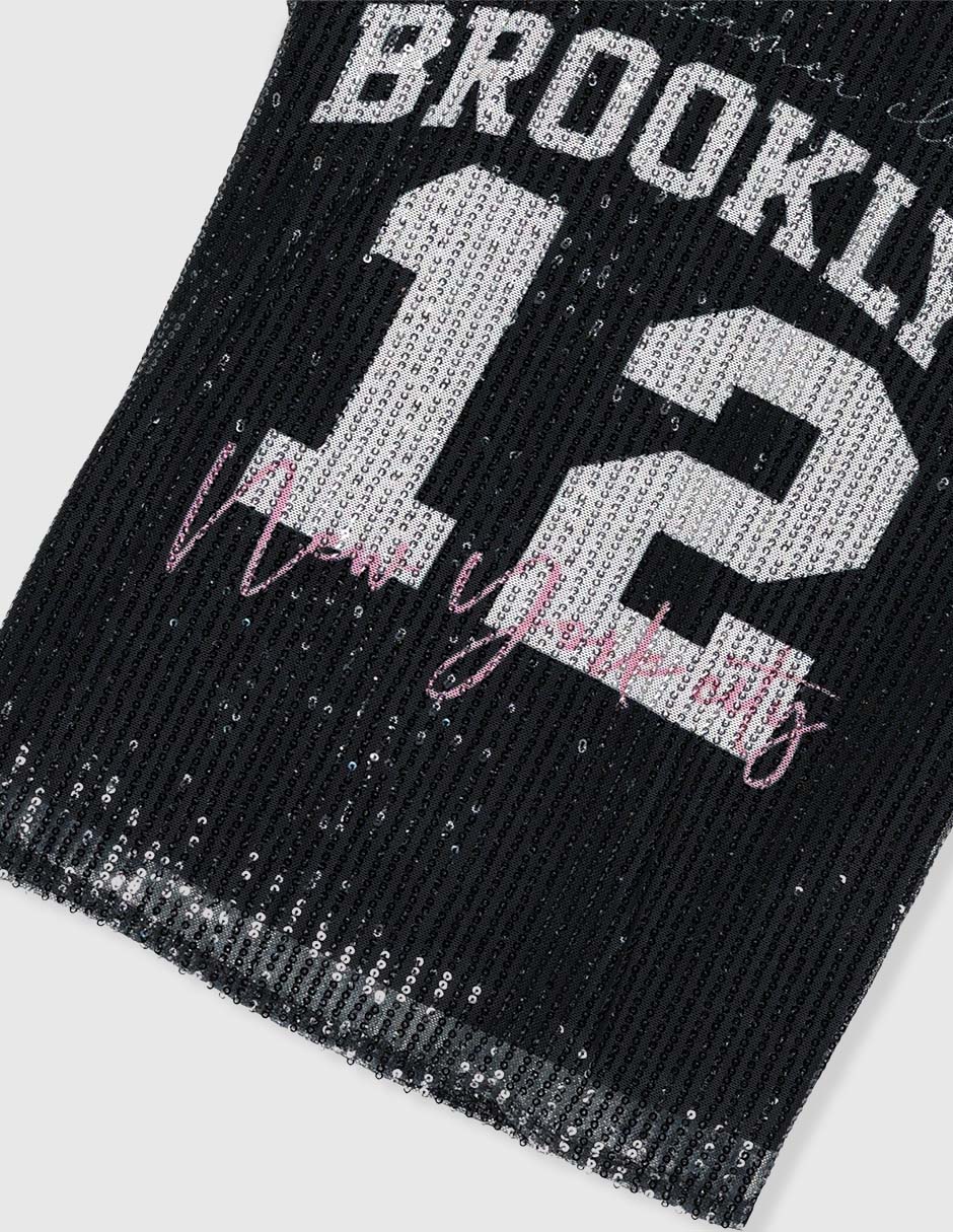 Playera That's It Brooklyn manga regular para niña
