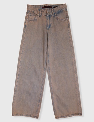 Jeans straight Only lavado bitono para niña