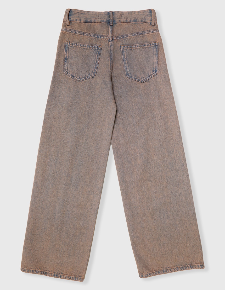 Jeans straight Only lavado bitono para niña