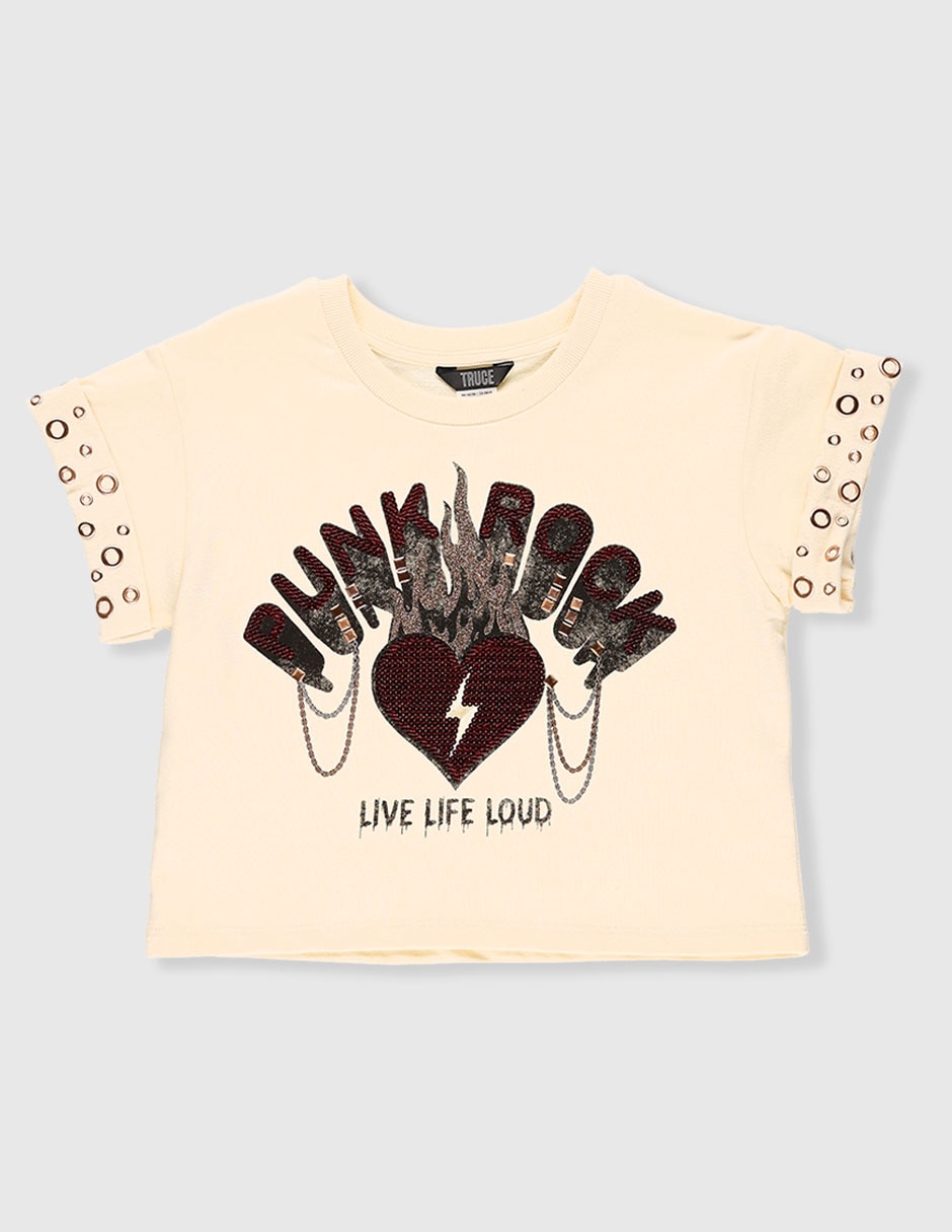 Playera manga corta para niña 1