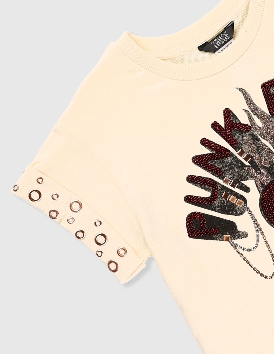 Playera manga corta para niña 6