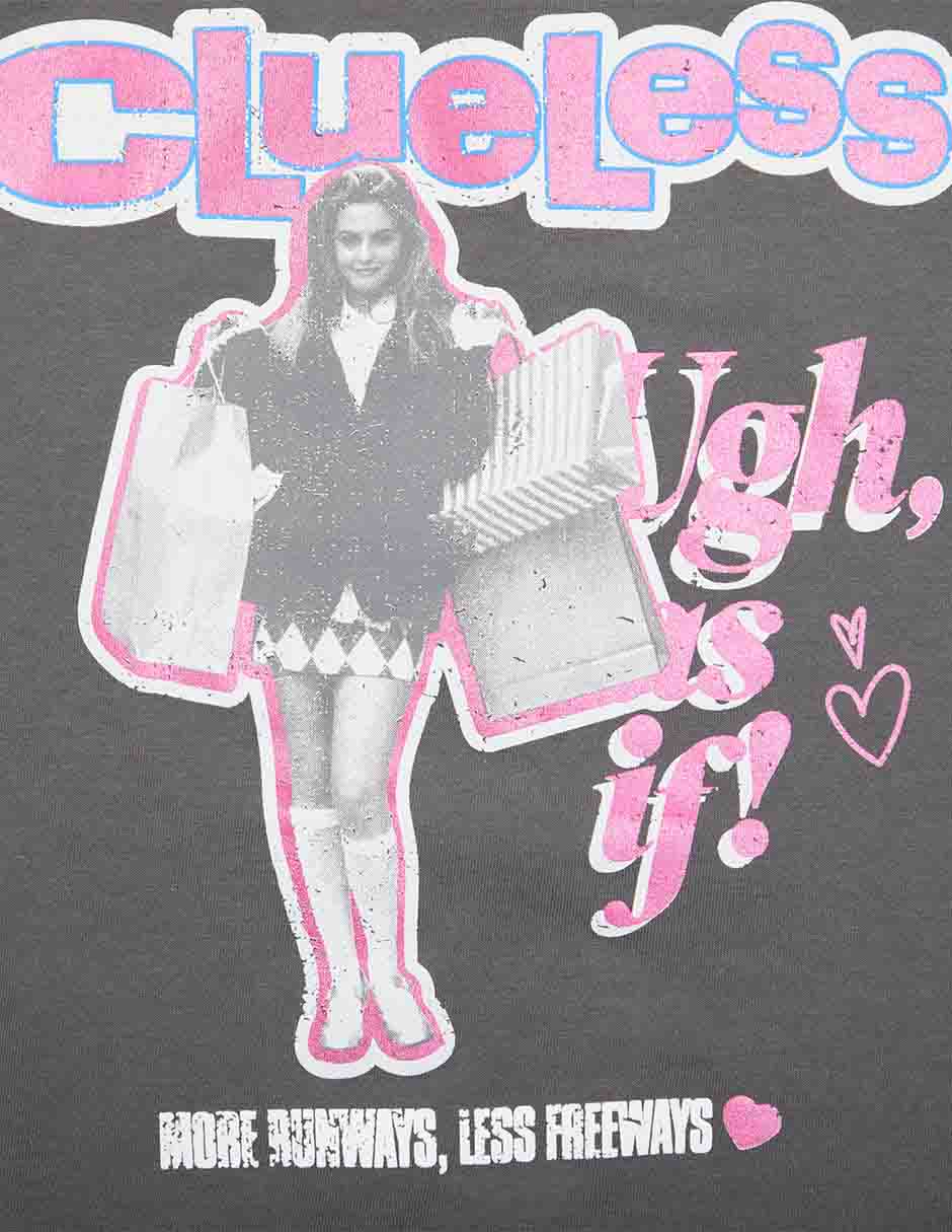Playera That's It Clueless manga corta para niña