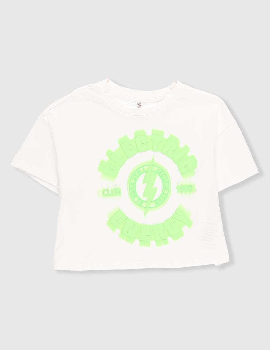 Playera Only manga corta para niña