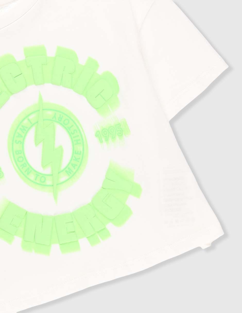 Playera Only manga corta para niña