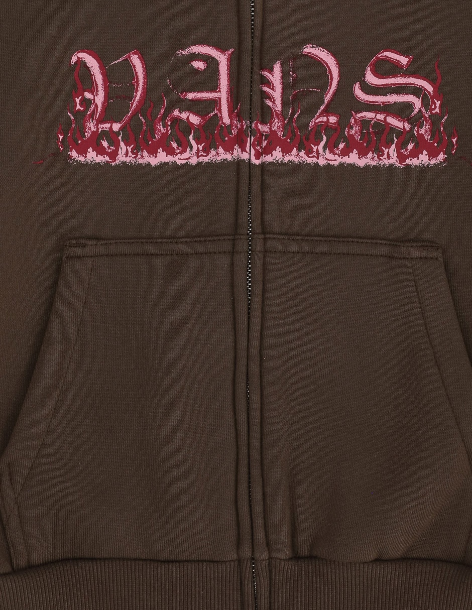 Sudadera Vans Inferno Full Zip para niña