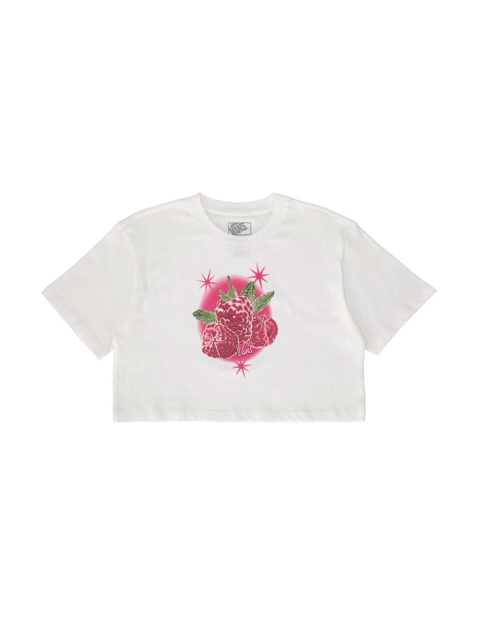 Playera Vans Star Berries Crop Ss manga corta para niño