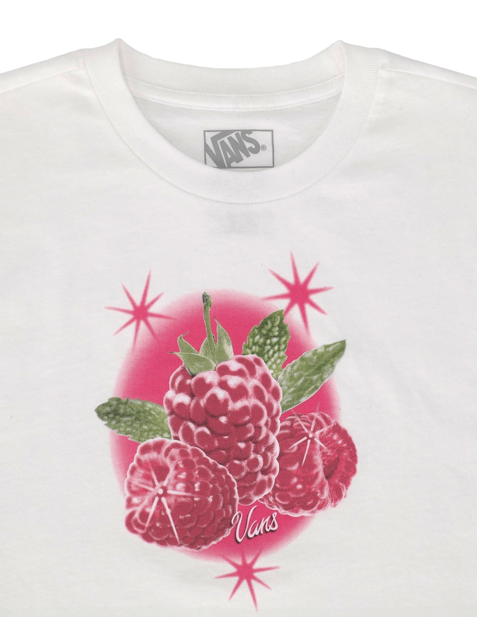Playera Vans Star Berries Crop Ss manga corta para niño