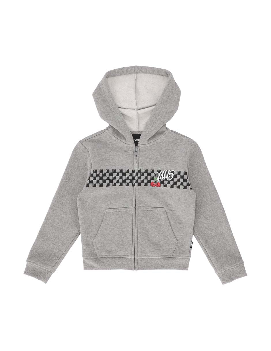 Sudadera Checker Cherries Zip para niño