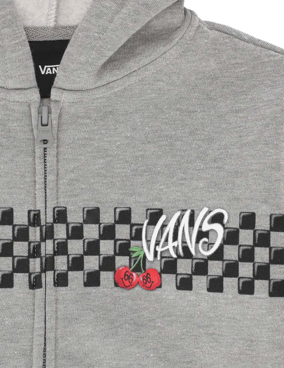 Sudadera Checker Cherries Zip para niño 2