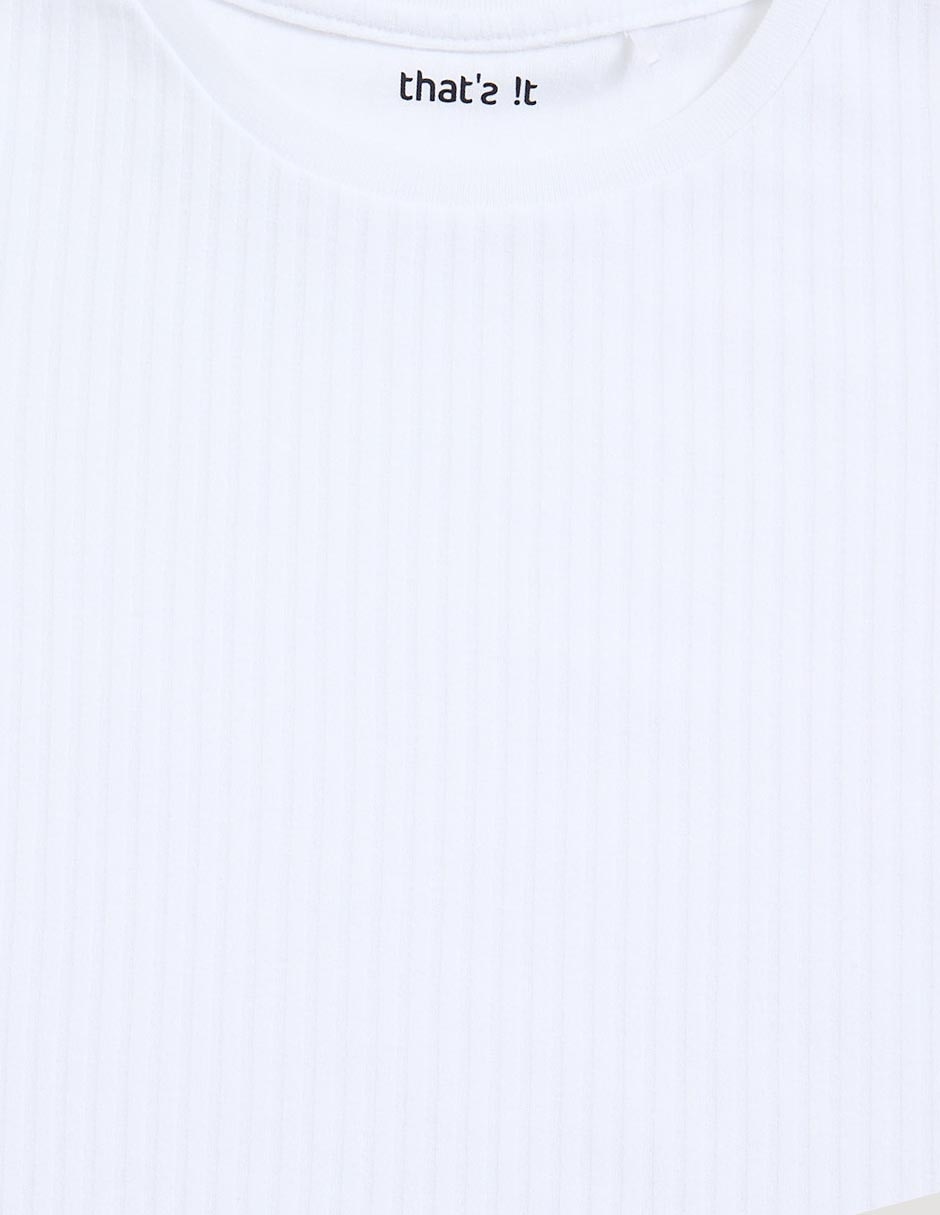 Playera manga corta para niña