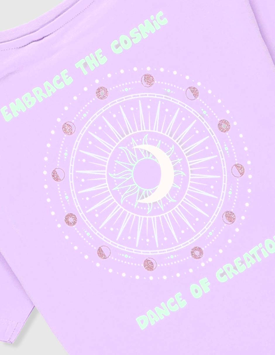 Playera manga corta para niña 7
