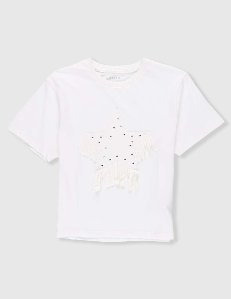 Playera manga corta para niña