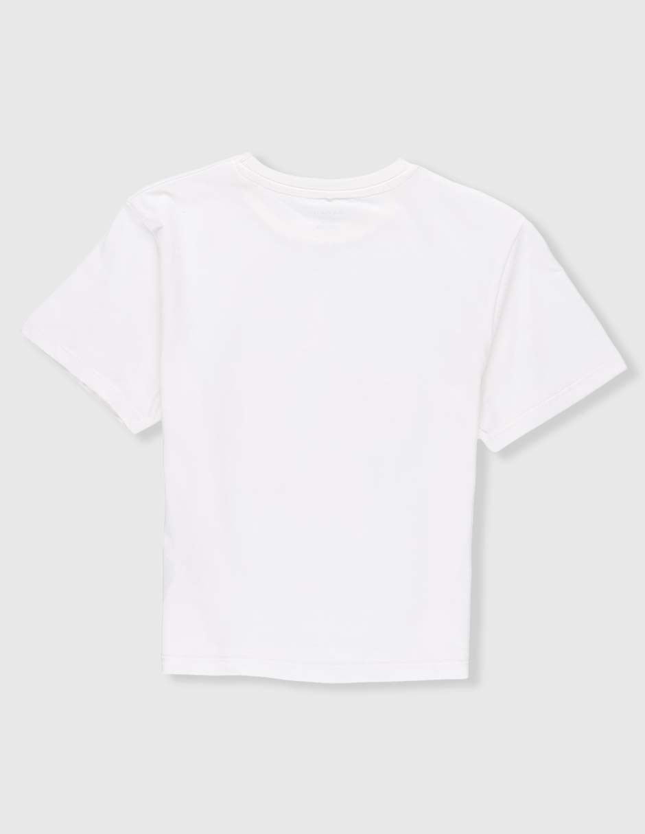 Playera manga corta para niña