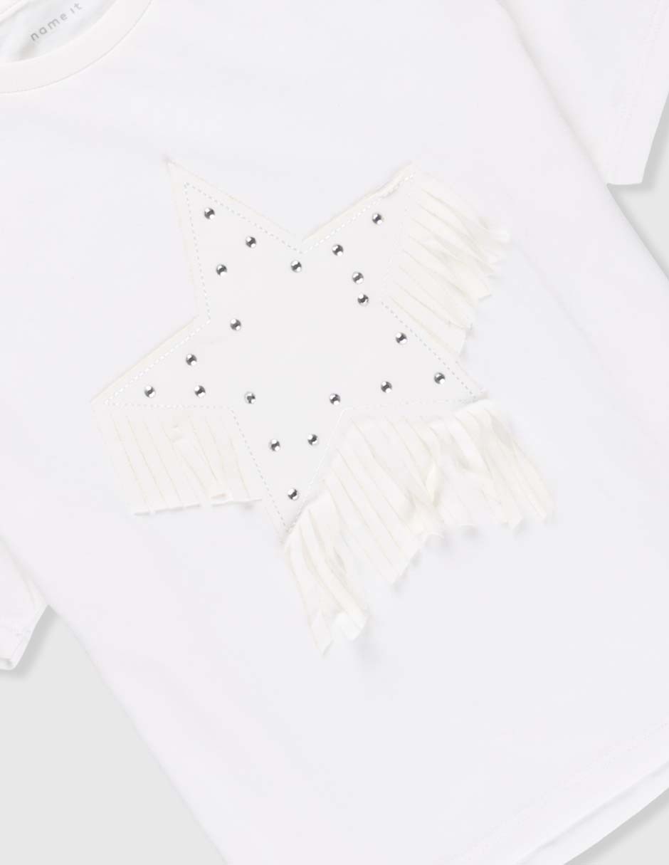 Playera manga corta para niña