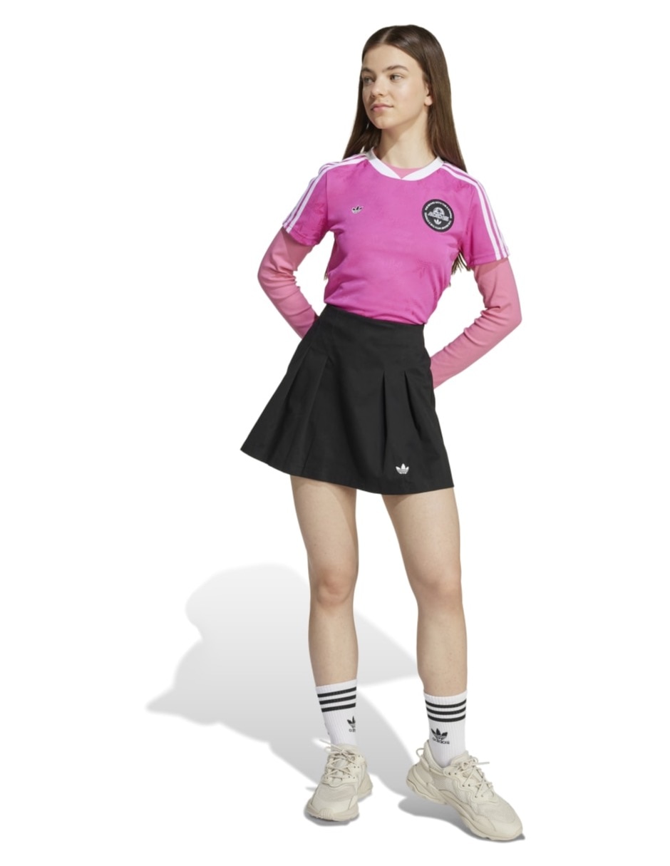 Falda Adidas Originals de algodón para niña