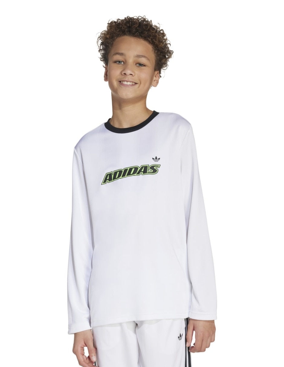 Playera Adicolor manga larga para infantil