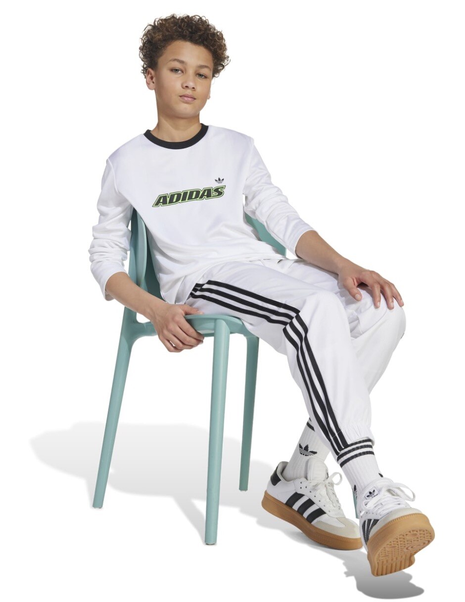 Playera Adicolor manga larga para infantil 3