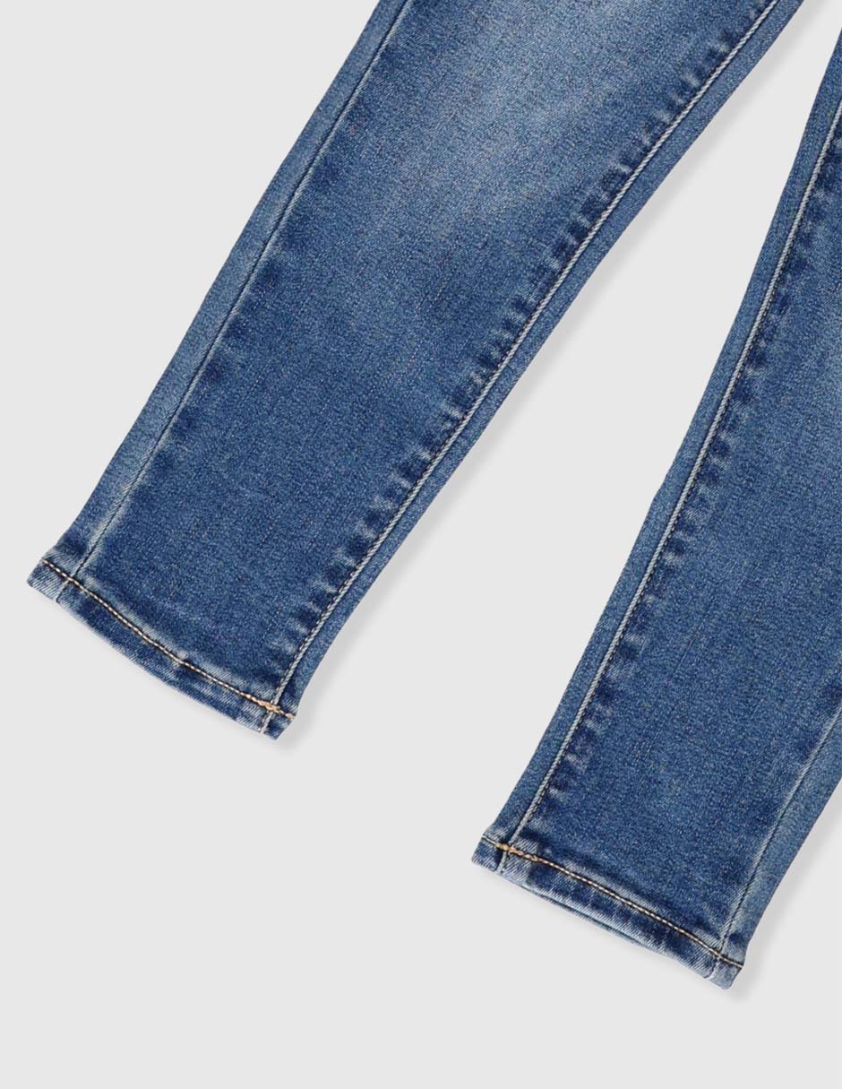 Jeans super skinny Levi's lavado medio para niña