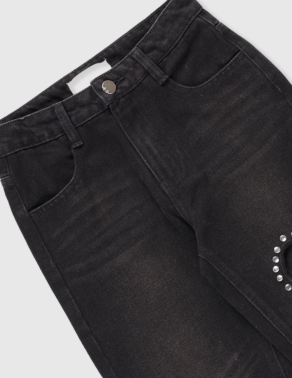 Jeans amplio para niña 8
