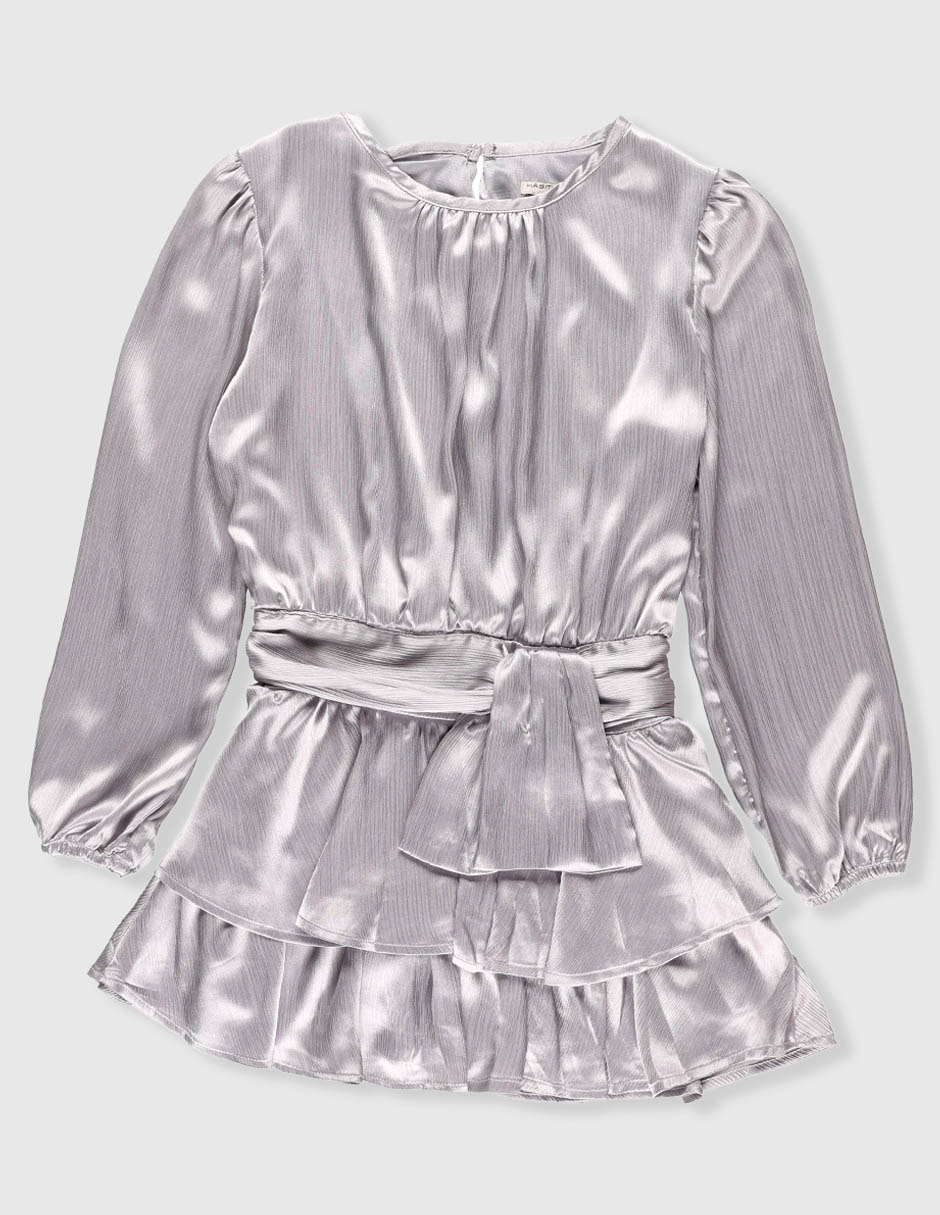 Vestido manga globo para niña 1
