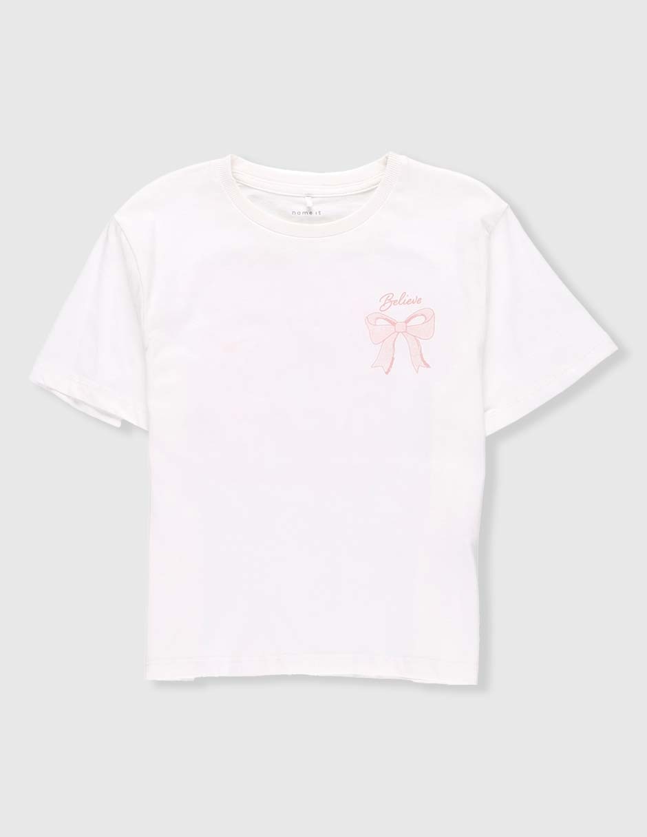 Playera Name It manga corta para niña