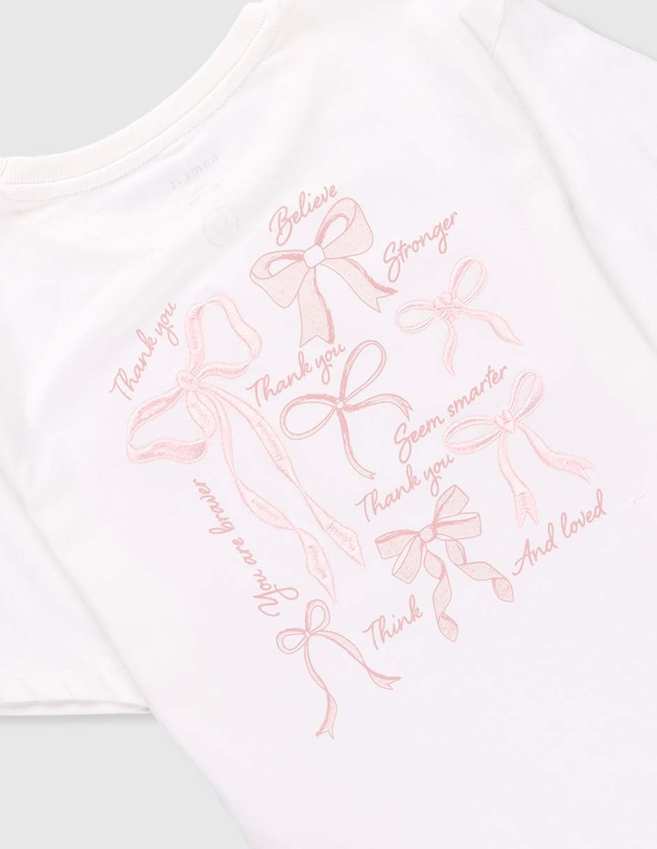Playera Name It manga corta para niña