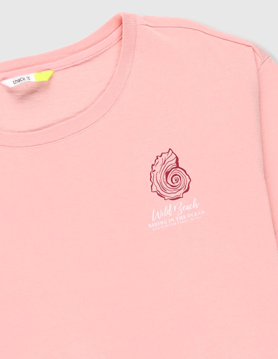 Playera That's It manga corta para niña