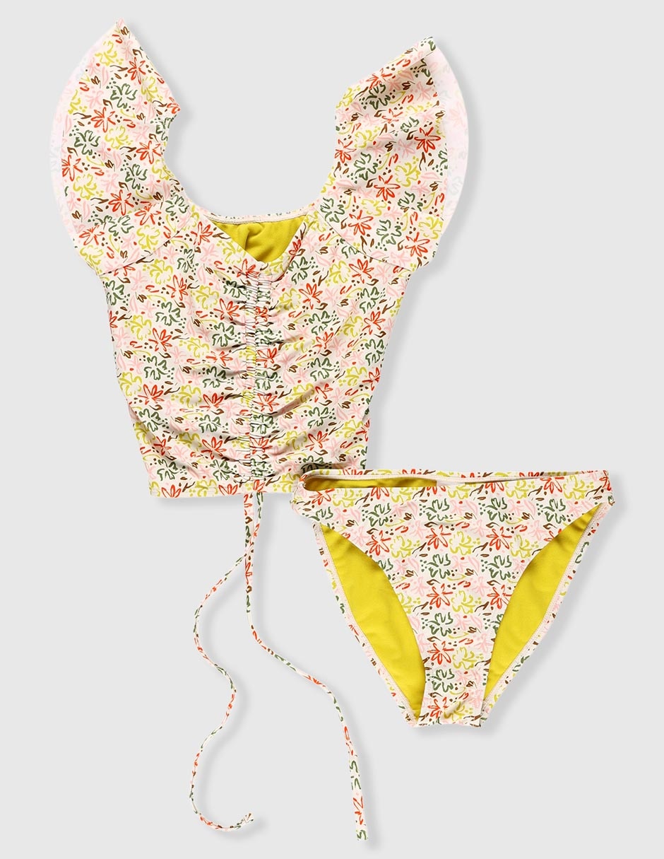 Traje de baño tankini para niña Traje de baño tankini para niña