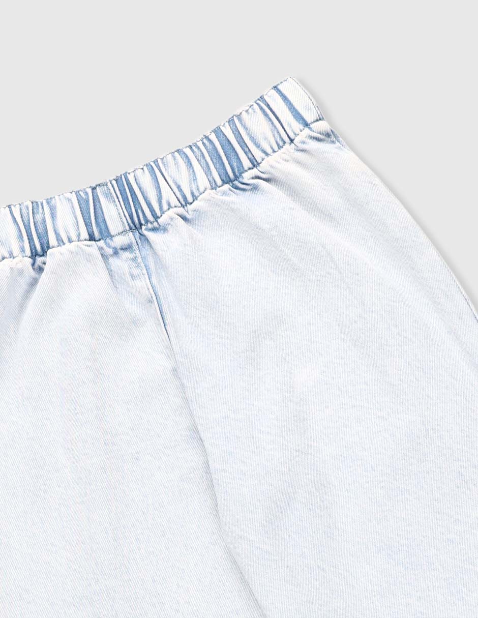 Jeans amplio That's It lavado claro para niña