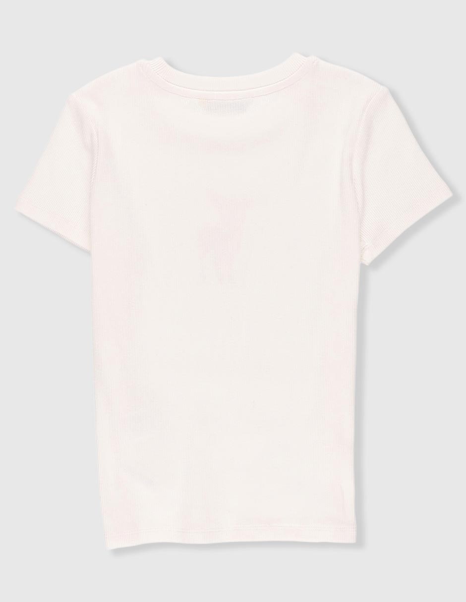 Playera manga corta para niña