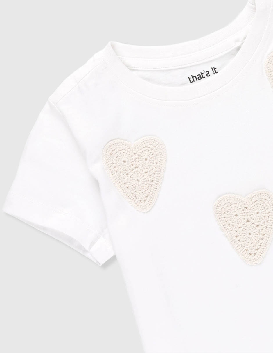 Playera That's It manga corta para niña