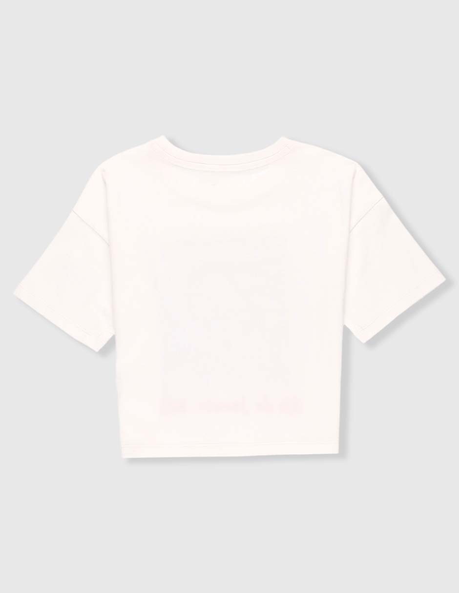 Playera manga corta para niña