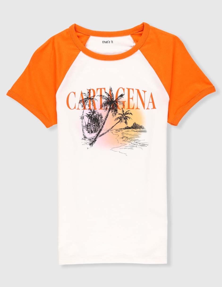 Playera That's It manga corta para niña