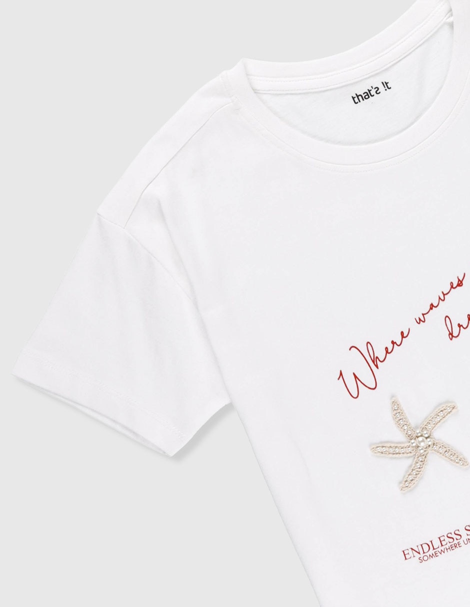 Playera manga corta para niña 3