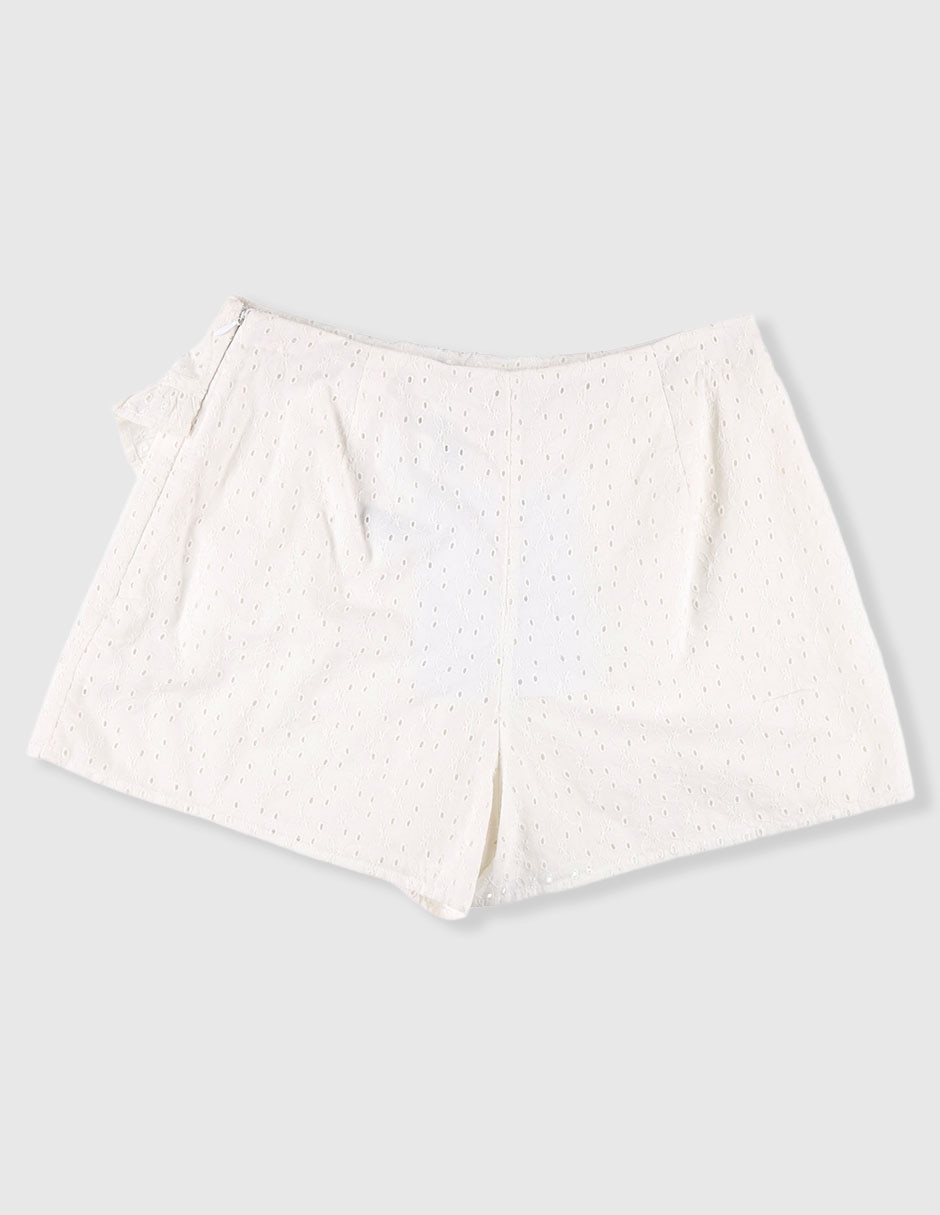 Falda short That's It de algodón para niña