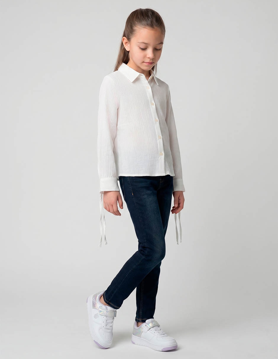 Blusa camisera para niña Blusa camisera para niña