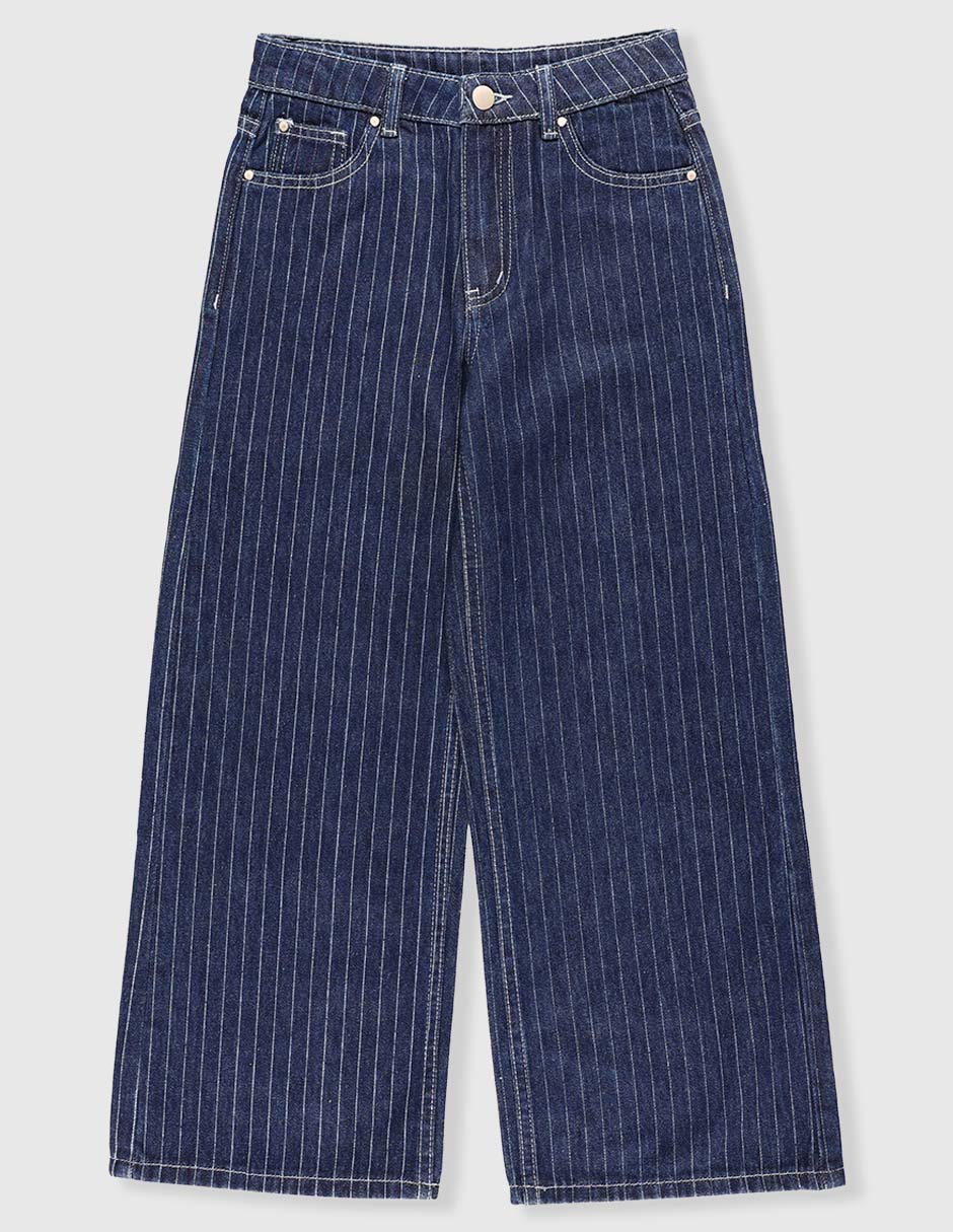Jeans straight That's It lavado obscuro para niña