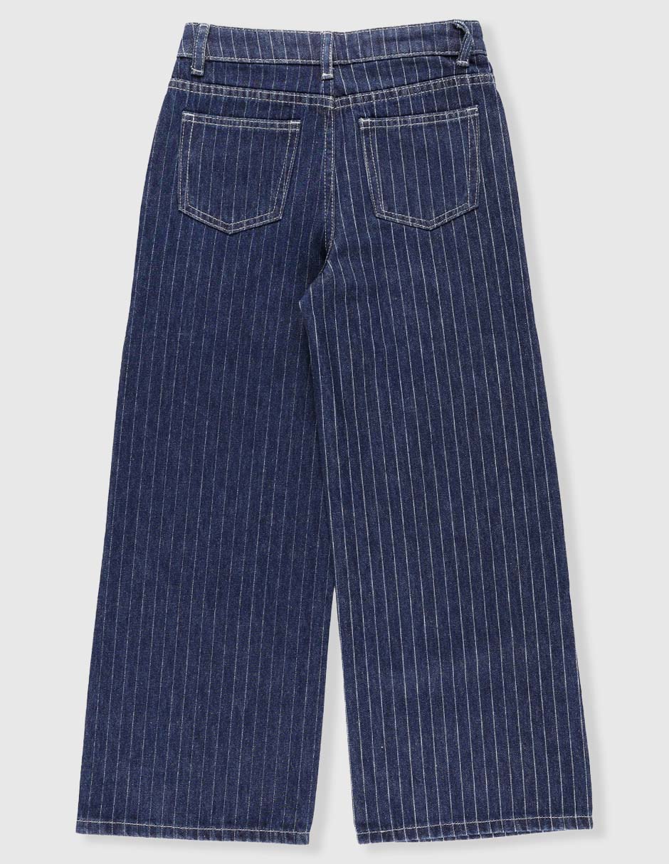 Jeans straight That's It lavado obscuro para niña
