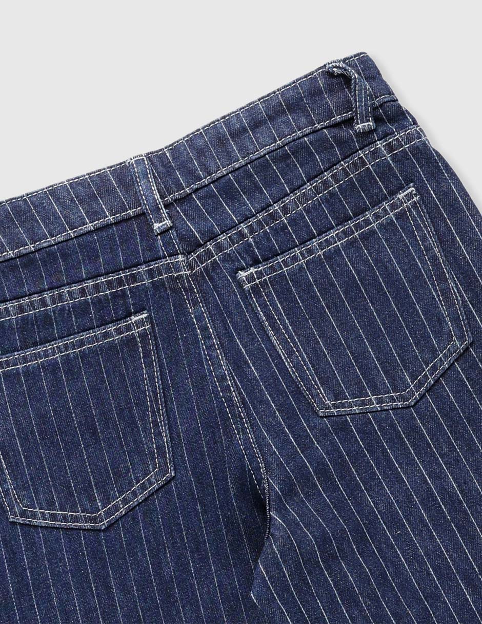Jeans straight That's It lavado obscuro para niña