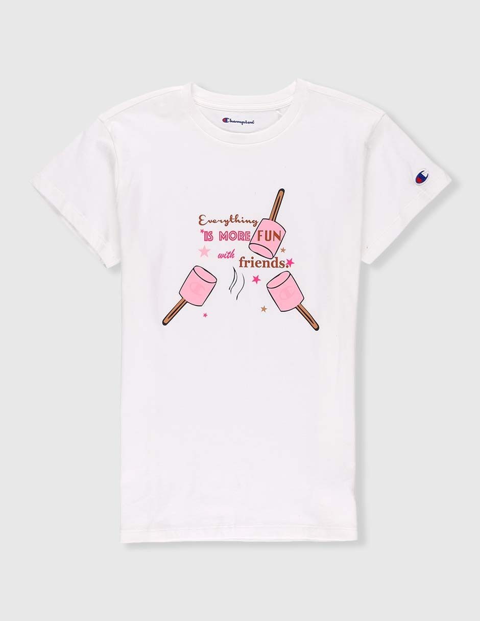 Playera manga corta para niña