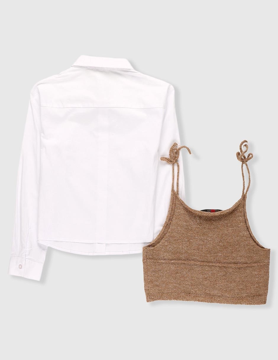 Conjunto Biography de algodón para niña