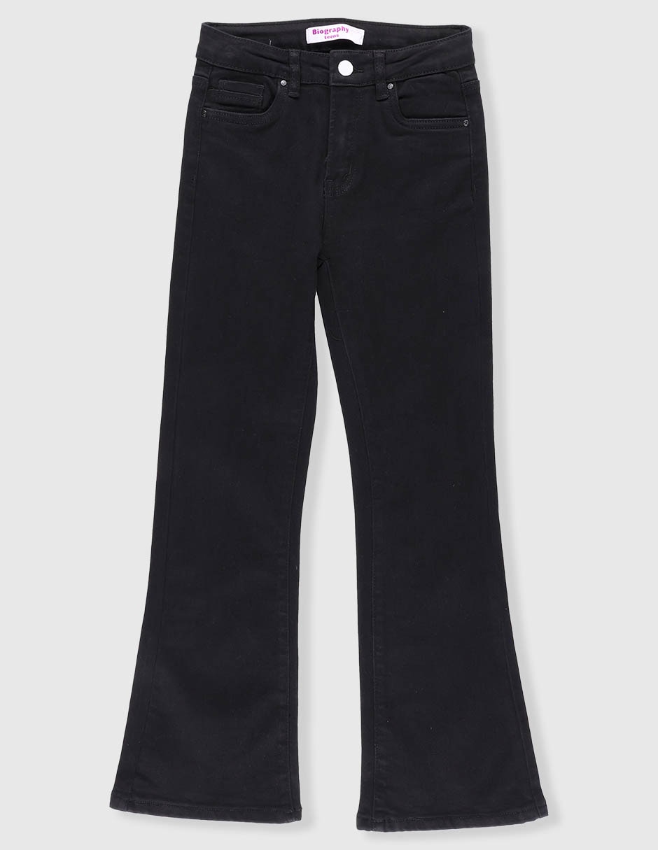 Jeans flare Biography lavado obscuro para niña
