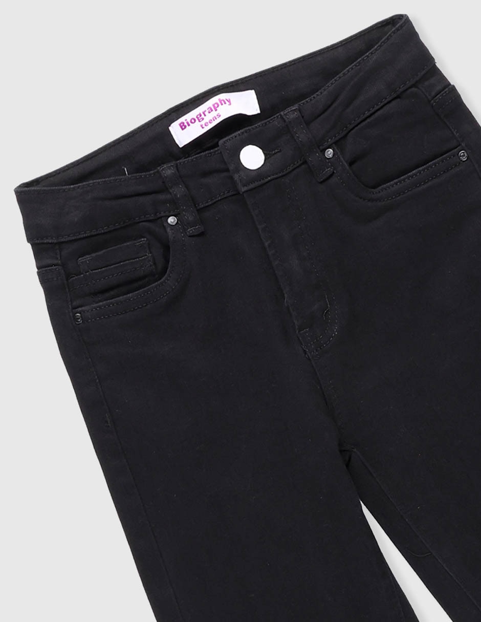 Jeans flare Biography lavado obscuro para niña