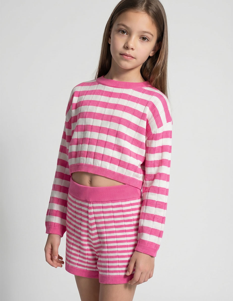 Conjunto Habitual de algodón para niña