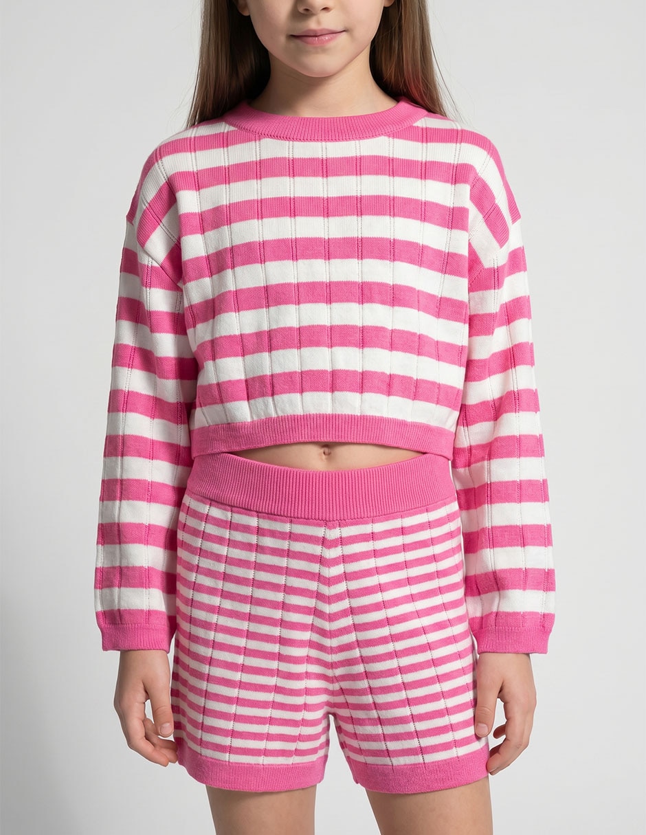 Conjunto Habitual de algodón para niña